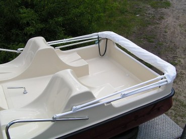 Sportboot-Sonnenverdeck